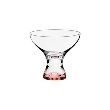 Imagem de Taça De Cristal Colorida Vermelha Para Sobremesa 330 ml Vega Bohemia