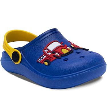 Imagem de Babuche Infantil Menino Carros 12.38 (Azul Royal, 27/28)