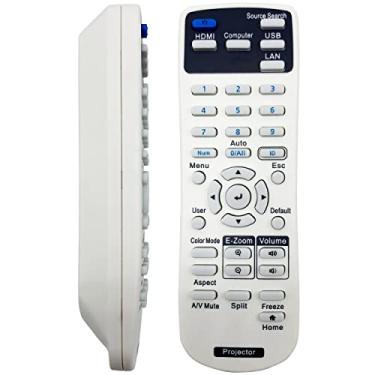 Imagem de Leankle Controle remoto para projetores Epson PowerLite EB-750F, EB-755F, EB-800F, EB-805F, EB-L250F, EB-L255F, EB-U50, U50