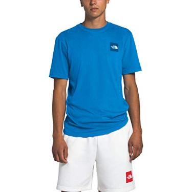 Imagem de Camiseta masculina The North Face S/P caixa vermelha, azul lago, GG