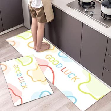 Imagem de jia cool 1 peça conjunto de tapetes de cozinha antiderrapante tapete de apoio para casa festa de feriado tapete vintage, para tapete de cozinha, (40,64 cm x 119,44 cm)