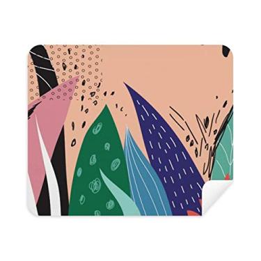 Imagem de Pano de limpeza de tela com padrão de arte Aloe s, 2 peças, tecido de camurça