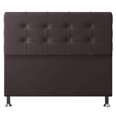 Imagem de Cabeceira Casal 1,40m Atenas Suede Marrom