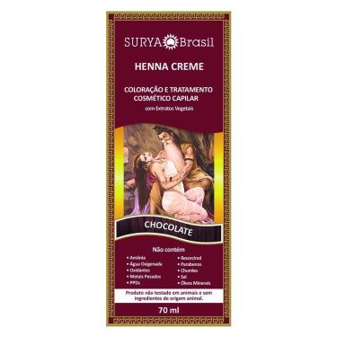 Imagem de Tintura Creme Henna Surya Chocolate 70Ml
