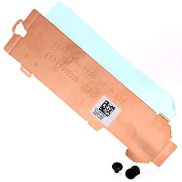 Imagem de Deal4GO 2o segundo 2280 M.2 SSD dissipador de calor capa de disco rígido proteção térmica para Dell Alienware M15 R3 M17 R3 AWM17 ET2VR000300 RT4G1 0RT4G1
