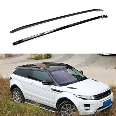 Imagem de UDP 2 peças Kits de Racks de Teto Serve para Land Rover Range Rover Evoque L358 2011-2019 Bagagem Trilho Barra Lateral Preta