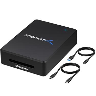 Imagem de SABRENT Leitor de cartão USB 3.2 Tipo-C e Tipo-A para SD Express 7.0 (CR-SDX7)
