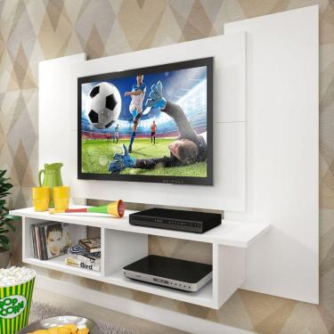 Imagem de Painel para TV até 48 Polegadas 120cm com Nicho Fellicci Branco