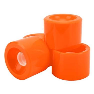 Imagem de 4Pcs Skateboard Wheels,78A PU Skate Street Wheels Skateboards Tricks(Orange) Ride Other