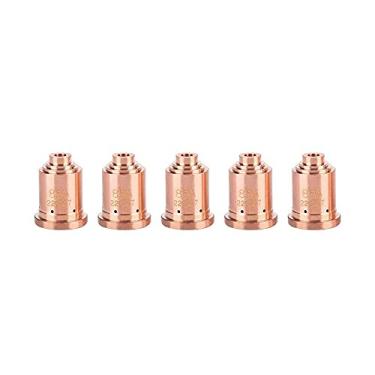 Imagem de 5 peças 220797 pontas de tocha de plasma de cobre de telúrio para soldagem a plasma MAX85 máquina de corte a plasma