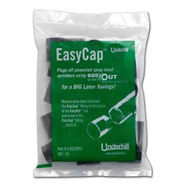 Imagem de Underhill A-EO-05EC EasyCap Fêmea FPT Encaixe para usar com ferramenta de irrigação EasyOut (pacote com 24)