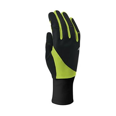 Imagem de Luvas de corrida femininas Nike Storm Fit 2.0, Black/Volt, Large