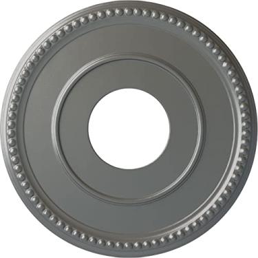 Imagem de Ekena Millwork Medalhão de teto Bradford, prata