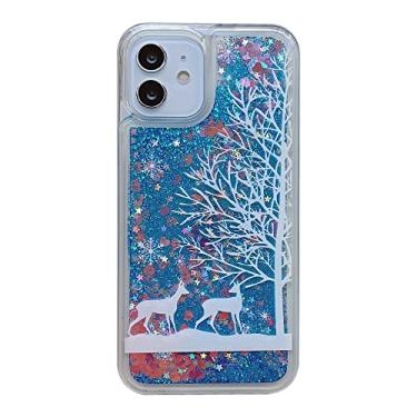 Imagem de Estojos com glitter pintados na moda para iPhone 14 13 12 Mini 11 Pro Max 6s 7 8 Plus SE 2020 Xr Xs Cover Dynamic Liquid Quicksand Shell, Color 3, For iPhone 14 Plus