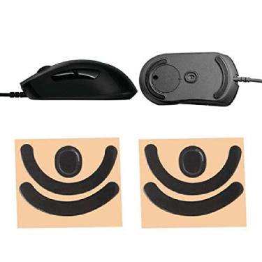 Imagem de MOOKEENONE 2 adesivos para mouse e pés para mouse mouse e microfone, 0,6 mm, para acessórios Logitech