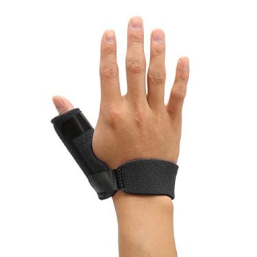 Imagem de Tala de Dedo de Gatilho, Suporte de Cinta de Pulso Ajustável para Todos Os Dedos, Imobilizador de Junta, Estabilizador de Dedo para Dedo Quebrado, Artrite de Dedo, Lesão de Tendão (Mão direita)