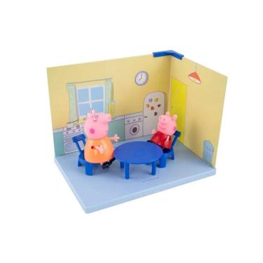 Imagem de Playset Cenário Da Peppa Pig E Mamãe Pig Cozinha Com Acessórios Sunny