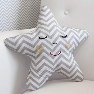 Imagem de Enfeite Estrela Chevron, Laura Baby, Cinza