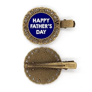 Imagem de Love Papa Feliz Dia dos Pais Grampo de Cabelo Broche