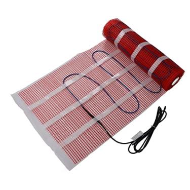 Imagem de Tapete de aquecimento de piso de PVC, sistema de aquecimento de piso de PVC trava infantil segura fácil instalação 110V para casa (2㎡ 300W)