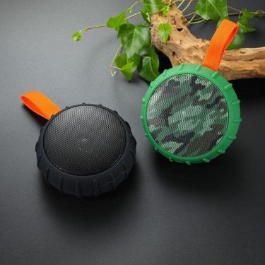 Imagem de Caixa de Som 5W Bluetooth Portátil à Prova D`água Cartão SD Usb Mp3 Sem fio Recarregável