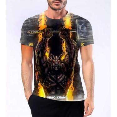 Imagem de Camiseta Camisa Shao Kahn Mortal Kombat Outworld Jogo Hd 2 - Estilo Kr