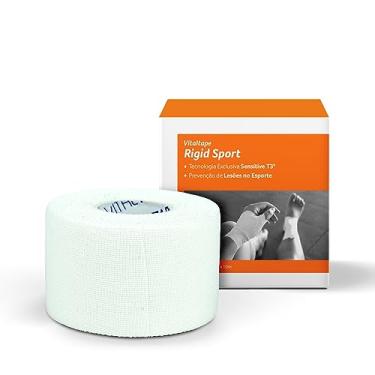 Imagem de Fita Bandagem Dedo Suporte de Pulso Futebol Basquete Esportes Branca 3,8cmx10m