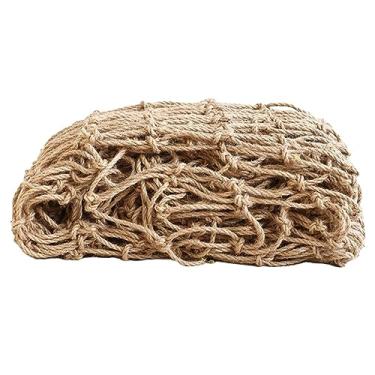 Imagem de Rede de Suporte para Plantas Multiuso Decoração de Parede Rede Retro Juta Cordão Treliça 3mm para Vinha Vegetal Plantas de Escalada Ao Ar Livre, 1Mx5M