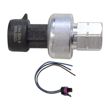 Imagem de MACHSWON Sensor e conector de pressão de refrigerante A/C, ajuste original 13587668/6E5Z19D594AA/13502759, compatível com Buick, compatível com Chevrolet, compatível com Hummer