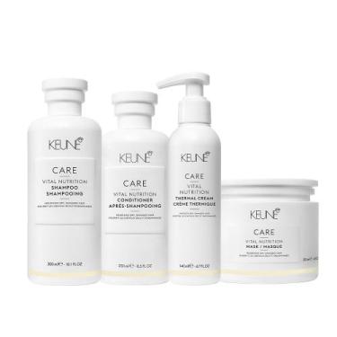 Imagem de Kit Keune Care Vital Nutrition Shampoo Condicionador Máscara Thermal C