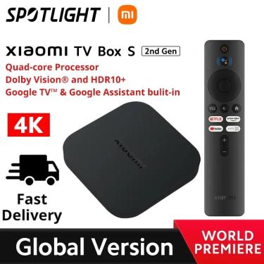 Xiaomi Mi Tv Box S 2ª Geração 4k Mdz-28-aa Google Tv