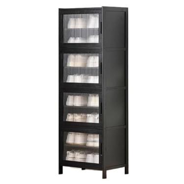 Imagem de WAOCEO Sapateira de sapateira porta casa grande capacidade entrada sapateira organizador economia de espaço simples madeira maciça empilhável sapateira (cor: 8 camadas)