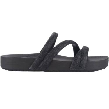Imagem de Tamanco Feminino Papete Casual Dia a Dia com Tiras em Glitter Zaxy 18956