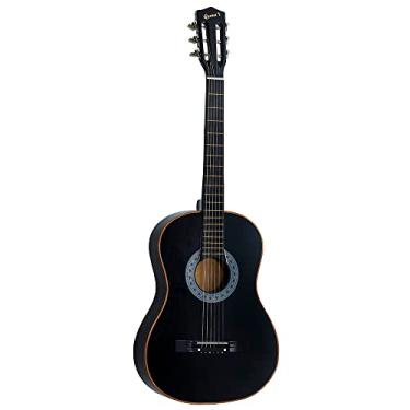 Imagem de Violão Queen’s Acústico Clássico de 6 Cordas de Nylon em Madeira Natural Preto