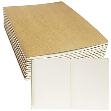 Imagem de Pacote com 12 cadernos em branco grandes de 21,5 x 28 cm, 60 páginas, caderno de composição, cadernos, cadernos de anotações, agenda para estudantes e escritório da zmybcpack