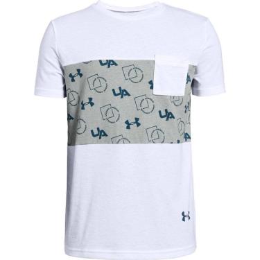 Imagem de Camiseta de Treino Infantil Masculina Under Armour Sportstyle Pocket-Masculino