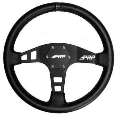Imagem de PRP Seats Volante de couro plano G210, preto