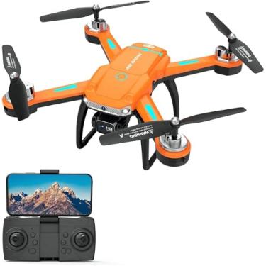 Imagem de Drone iniciante em fotografia aérea 8K HD com prevenção inteligente de obstáculos GPS ESC 5G Transmissão em tempo real Smart Follow Gesture Shoot 30 minutos de duração da bateria