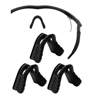 Imagem de HILEEN Almofadas de nariz de substituição para aquecedor de armação Oakley M | Híbrido | Strike | Óculos de sol Sweep | Óculos de sol 3 peças