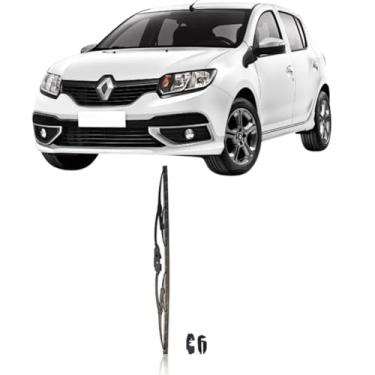 Imagem de Palheta Traseira Celta Corsa Hatch Compatível Ka Meriva Palio Sandero Carenada Braco Mtc01 Encaixe Mtc01 15 POL 381 mm