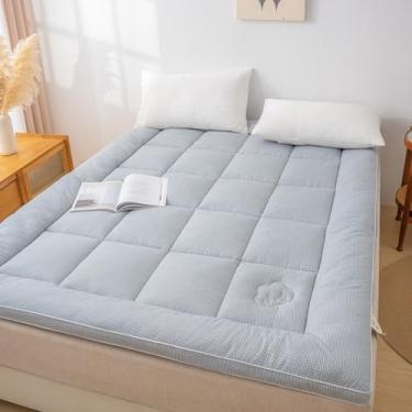 Imagem de DAHONGZI Colchão de futon supermacio, tamanho completo, tatame, dobrável, quatro estações, para ioga, sala de estar, varanda, sala de festa, ao ar livre