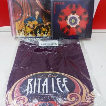 Imagem de Cd Rita Lee -Reza / Acústico/Camiseta /Camiseta Kit Camiseta