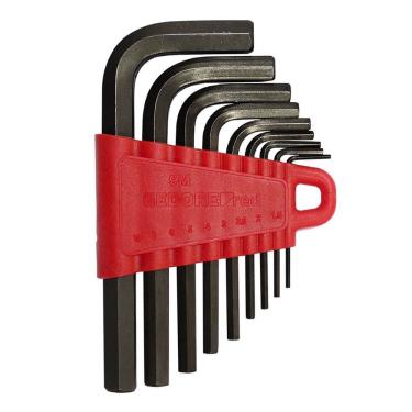 Imagem de Jogo Chave Allen Hexagonal Curta 9 Peças 1,5 a 10 mm - Gedore Red 3369998
