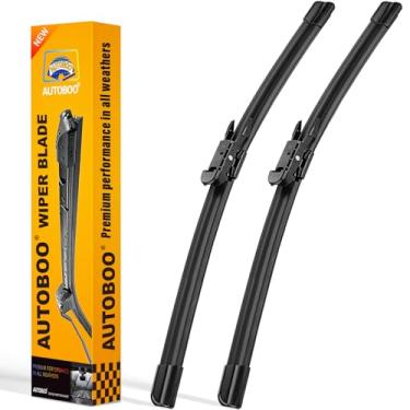 Imagem de Autoboo substituição para Ford Escape Edge Focus 2013-2020 2013-2020 71 cm - Conjunto de limpador de para-brisa com aba de encaixe - Estilo original