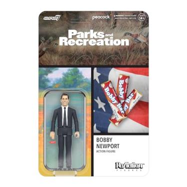 Imagem de Super7 Parks and Recreation Bobby Newport – Figura de ação Parks and Rec de 9,5 cm com acessório, colecionáveis de programas de TV clássicos e brinquedos de cultura pop