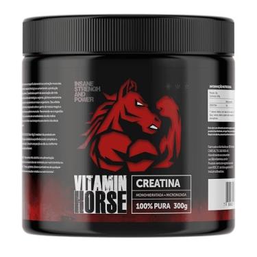 Imagem de Creatina Monohidratada Pote 300g - 100% Pura Importada - Vitamin Horse