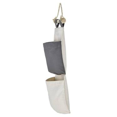 Imagem de Organizador Tramontina Em Lona Com 2 Bolsos E Corda Para Pendurar