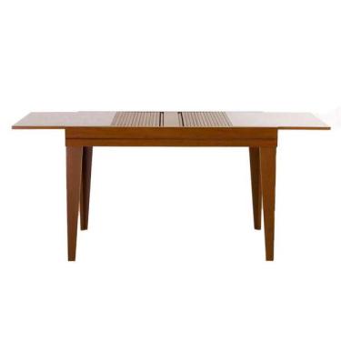 Imagem de Mesa De Jantar Retangular Extensível Com Tampo De Vidro Genov