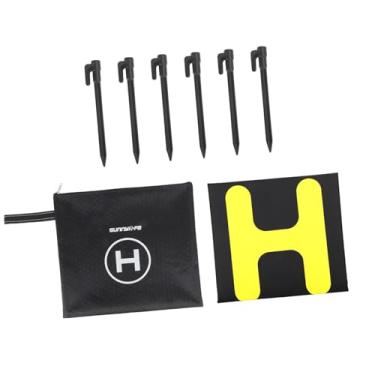 Imagem de Deevoka Heliporto Drone Landing Pad Anti Skid Dobrável Landing Mat Pitch Estacionamento Mat para Helicóptero Gramado RC Drones Avião de Brinquedo