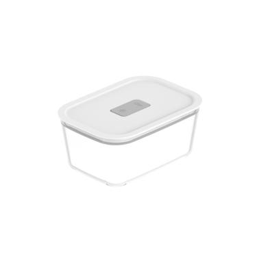 Imagem de Pote Hermético de Vidro Borossilicato Fresh Lock Branco 1,2L - Ou